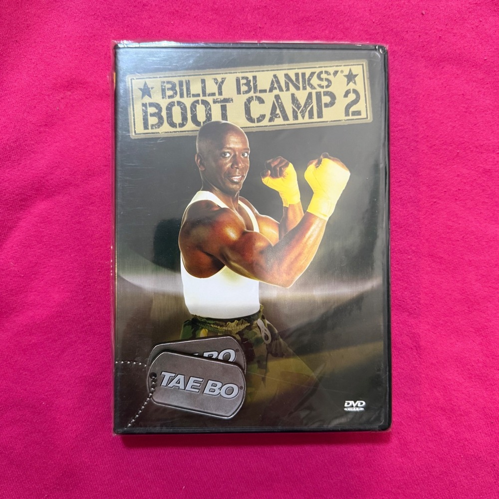 Billy Blanks Tae‎ Bo Boot Camp 2 DVD Workout Fitness Exercise